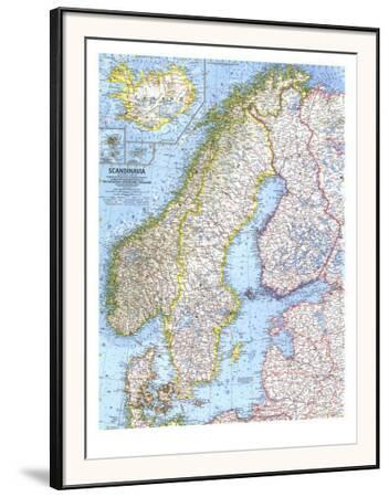 1963 Scandinavia Map Framed Artwork Print by means of Countrywide Geographic Maps photo about Scandinavia Map Printable identified as 1963 Scandinavia Map Framed Artwork Print by means of Countrywide Geographic Maps